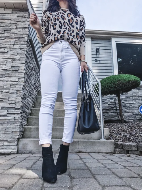 Abercrombie white shop jeans